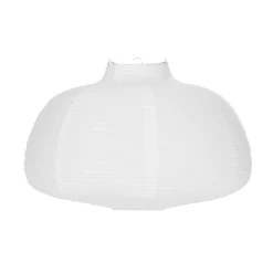 New Abat-jour boule papier NUAGE coloris blanc 21,5 x 45 cm - 4MURS Suspensions