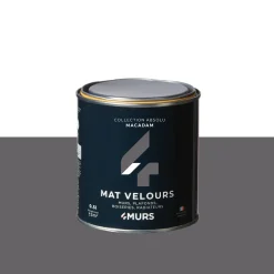 Outlet Peinture Finition Peinture macadam Mat 0,5 L - 4MURS Peintures