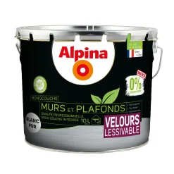 New Peinture MURS ET PLAFONDS 0% CONSERVATEURS Peinture blanc 10 L Peintures