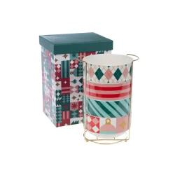 Outlet Bol SANTA coloris Rouge, vert, blanc - 4MURS Arts De La Table