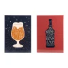 Fashion Déco murale métal APERO coloris bleu - 4MURS Objets Muraux