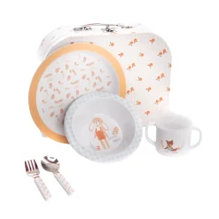 Online Set repas MARTIN coloris orange - 4MURS Enfant Déco Enfant|Arts De La Table