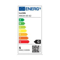 Hot Ampoule LED E27 25W POIRE TORSADE AMBRÉ DIMABLE jaune 14,6 x 6,4 cm Ampoules