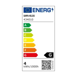 Best Ampoule LED GLOBE AMBRÉ FILAMENT 25W E14 jaune 9,6 x 4,8 cm - 4MURS Ampoules