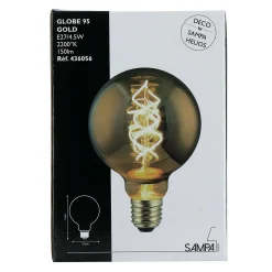 Discount Ampoule LED GLOBE G95 GOLD E27 15W 1800K or 14 x 9,5 cm - 4MURS Ampoules