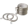 Online Anneaux ZEN coloris nickel givré diamètre barre 2,8 cm - 4MURS Voilages, Vitrages, Stores Et Accessoires