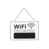 Fashion Ardoise WIFI PASSWORD 32,5 x 30 cm - 4MURS Tableaux Et Affiches