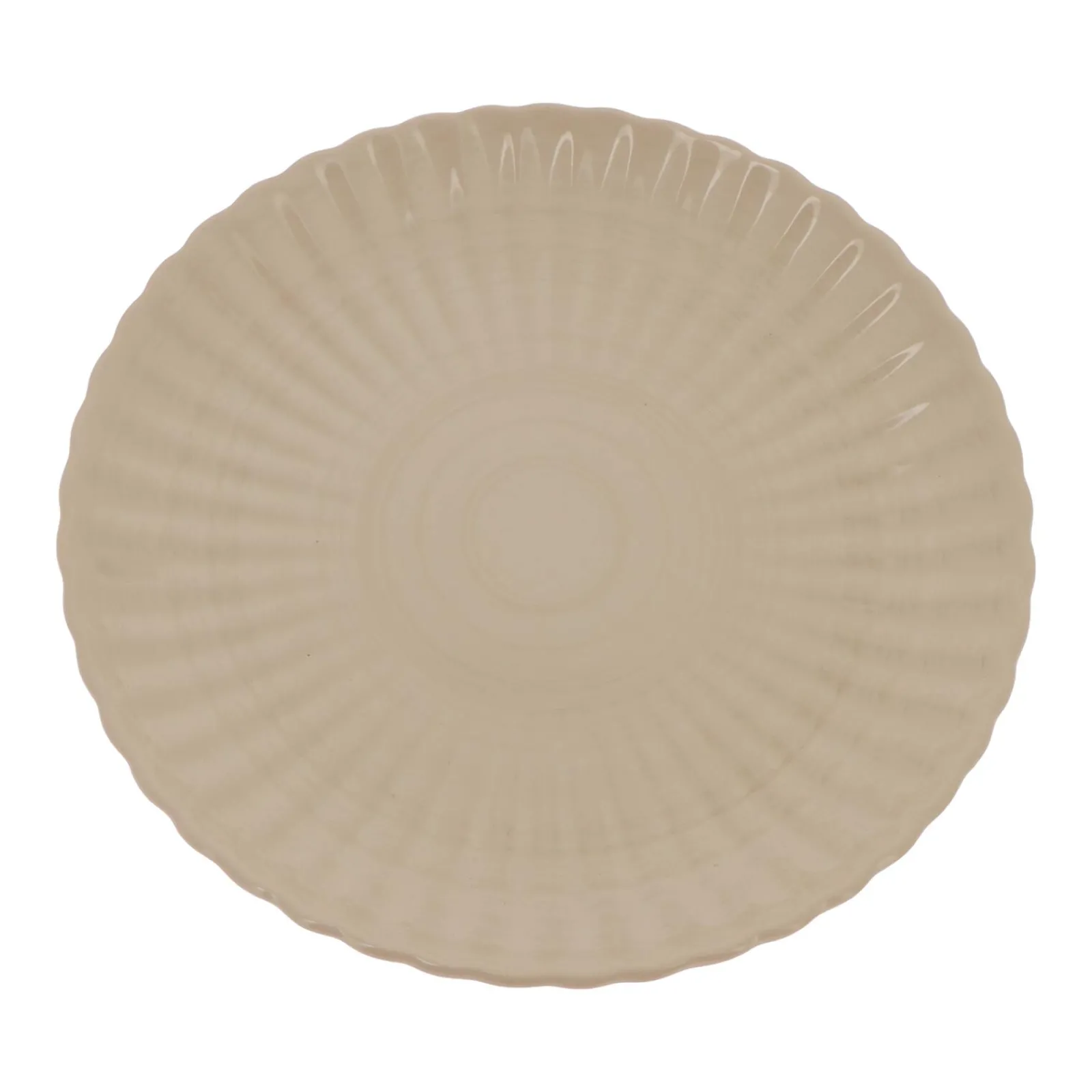 Fashion Assiette DIA coloris beige - 4MURS Arts De La Table