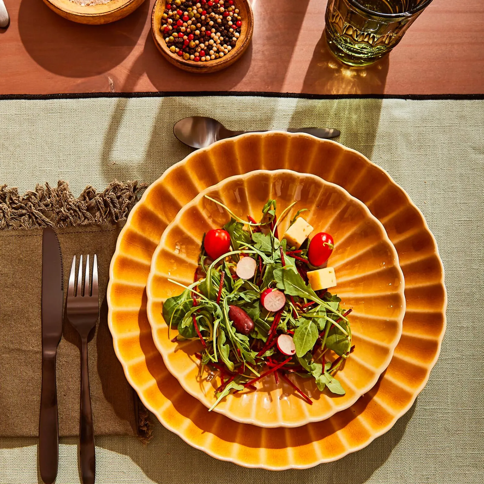 Best Assiette SUNNY coloris ocre - 4MURS Arts De La Table