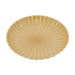 Sale Assiette SUNNY coloris ocre - 4MURS Arts De La Table
