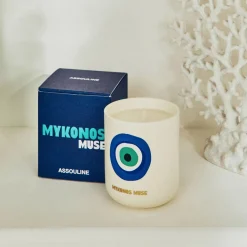 Sale Bougie parfumée MYKONOS TRAVEL Amande, Rhubarbe, figue, tonka Bougies Et Senteurs