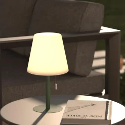 Outlet Lampe à poser ZACK coloris olive 30 x 16 cm - 4MURS Lampes À Poser