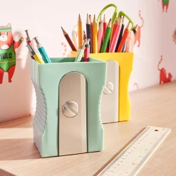 Hot Pot à crayons TAILLE CRAYON coloris bleu turquoise - 4MURS Papeterie Et Livres