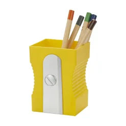 Best Pot à crayons TAILLE CRAYON coloris jaune - 4MURS Papeterie Et Livres