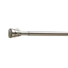Fashion Barre à rideau ENTRE MURS nickel givré 2 cm de 55,0 à 90 cm - 4MURS Voilages, Vitrages, Stores Et Accessoires