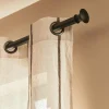 Sale Barre à rideau JURA noir diamètre barre 2,8 cm 250 cm - 4MURS Voilages, Vitrages, Stores Et Accessoires