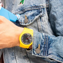 Online Bracelet de montre B! coloris jaune - 4MURS Bijoux