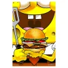 Outlet Affiche SPONGE BOB 30 x 40 cm - 4MURS Tableaux Et Affiches
