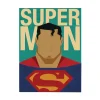New Affiche SUPER MAN 30 x 40 cm - 4MURS Tableaux Et Affiches