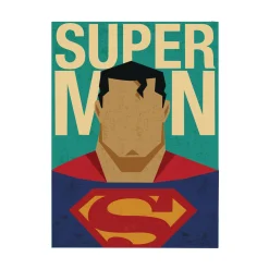 New Affiche SUPER MAN 30 x 40 cm - 4MURS Tableaux Et Affiches
