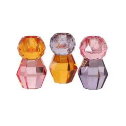 Hot Bougeoir KOLLONI coloris Orange, violet, rose - 4MURS Bougies Et Senteurs