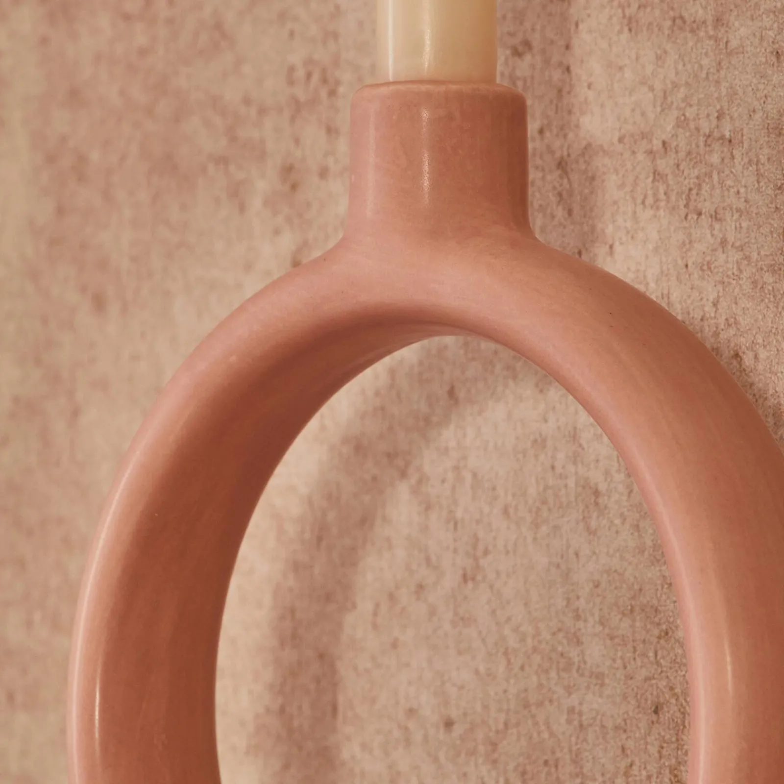 Discount Bougeoir SERRA coloris rose mat - 4MURS Bougies Et Senteurs