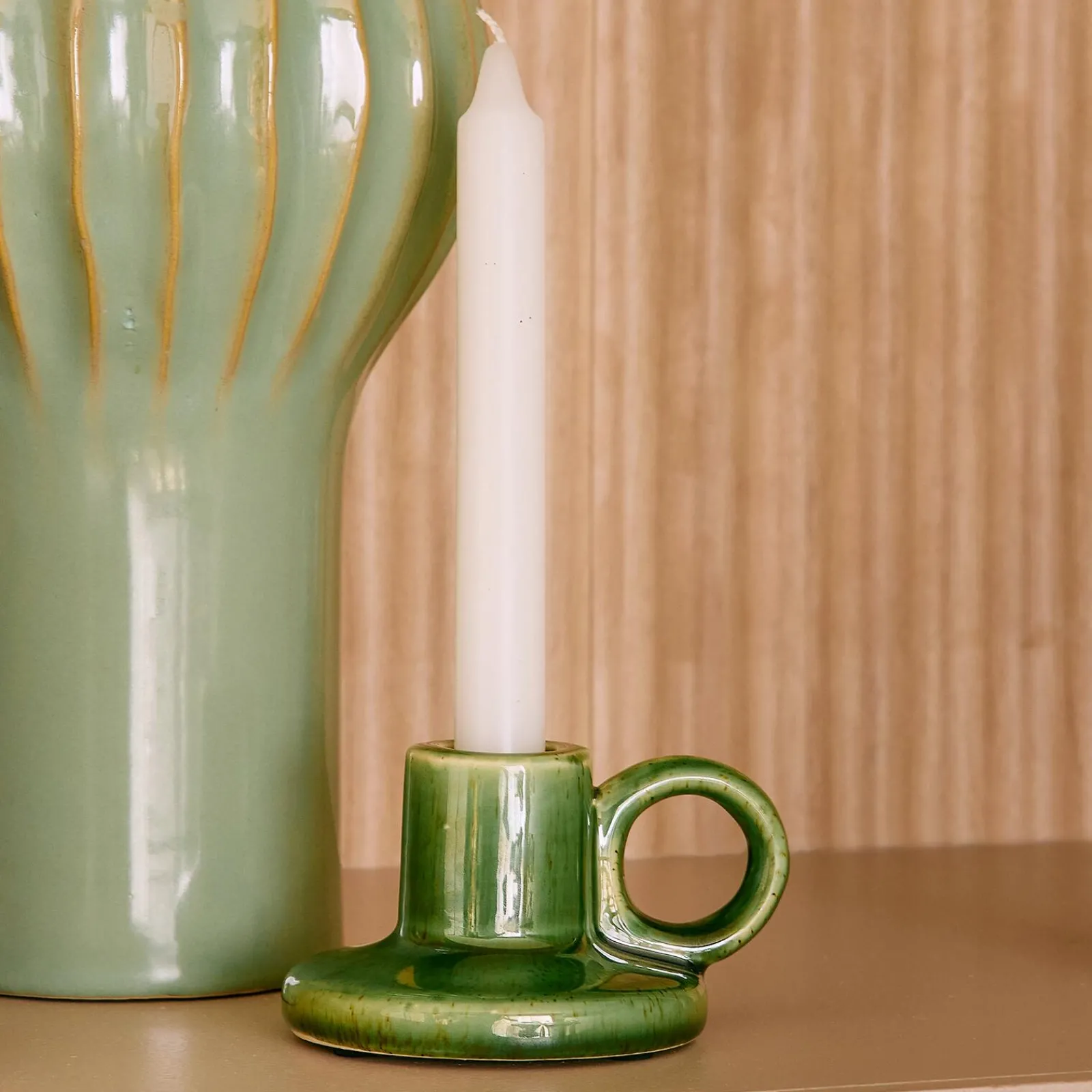 Online Bougeoir TOHA coloris vert - 4MURS Bougies Et Senteurs