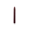 Hot Bougie LED VOLUTA coloris bordeaux diamètre 2 cm - 4MURS Bougies Et Senteurs