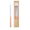 Fashion Bougie PILI coloris violet, orange - 4MURS Bougies Et Senteurs