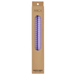Clearance Bougie TWIST coloris mauve - 4MURS Bougies Et Senteurs