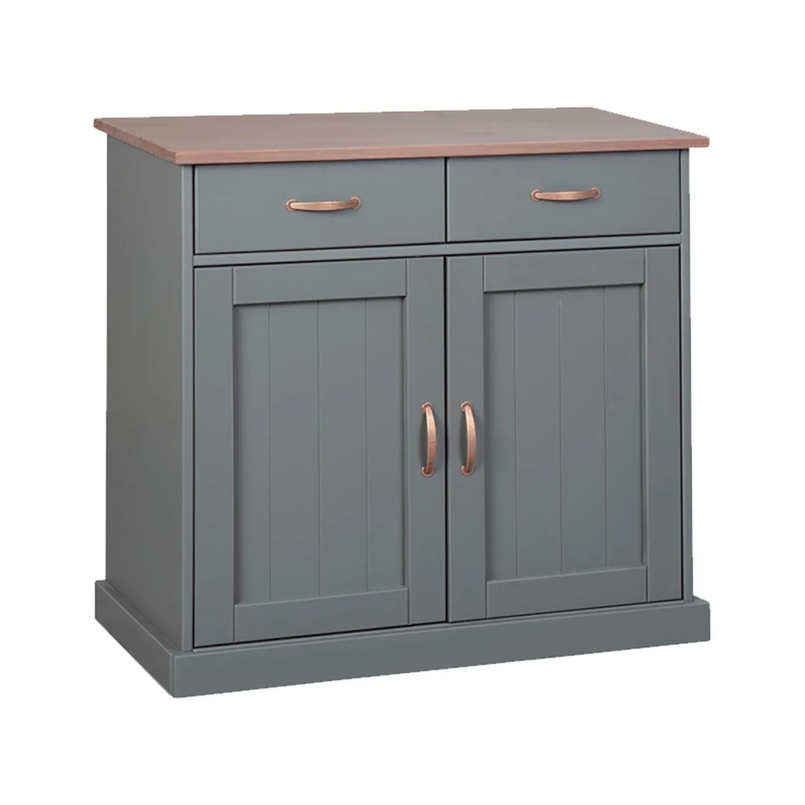 Fashion Buffet LUZERNE coloris gris foncé - 4MURS Meubles De Rangement