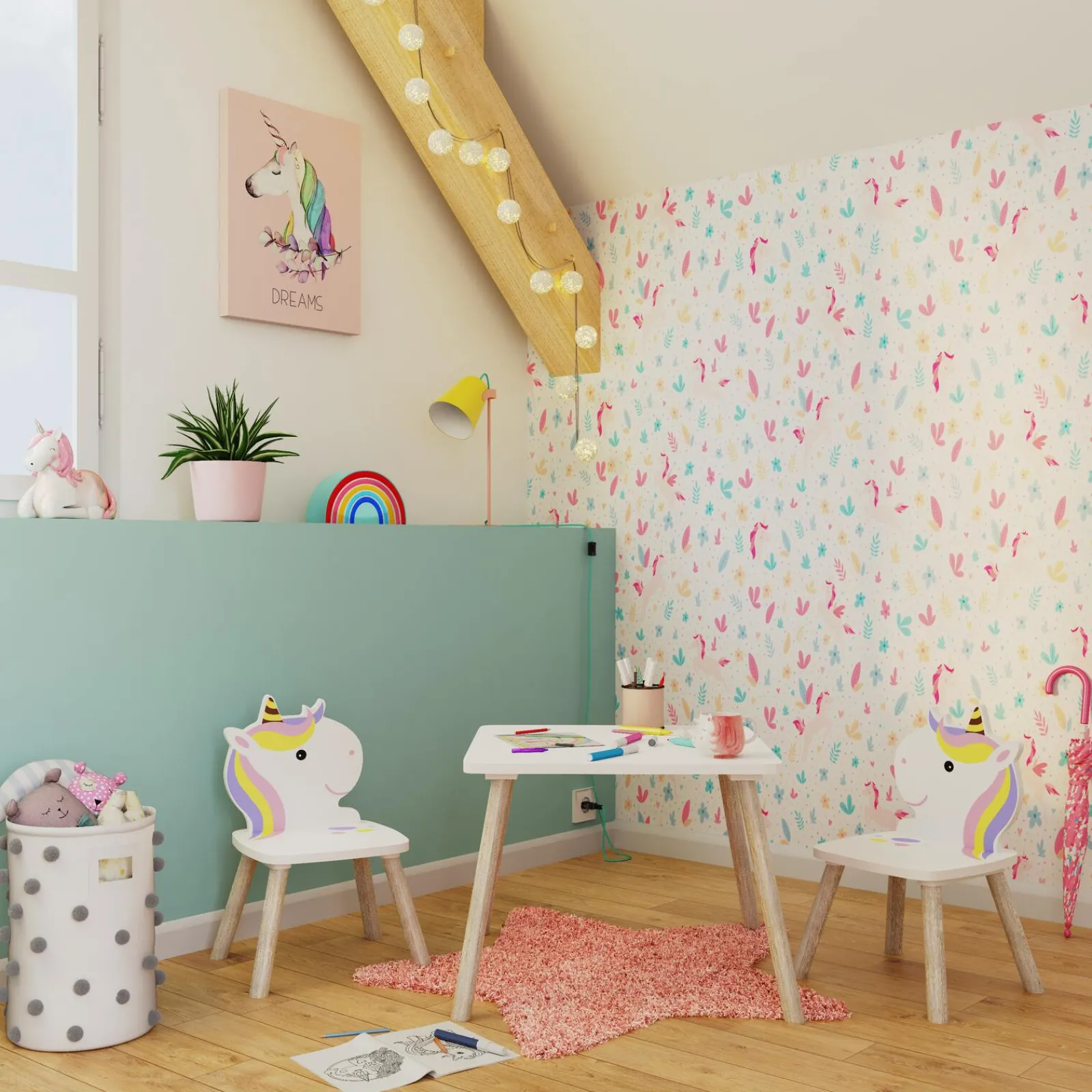 Sale Bureau enfant LISON coloris blanc - 4MURS Enfant Meubles Enfant|Meubles Enfant