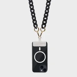 Fashion Cordon de téléphone UNIVERSEL INFINITE coloris noir - 4MURS Accessoires Mode|Accessoires Multimédia