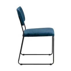 New Chaise CORNELIA coloris bleu nuit - 4MURS Chaises Et Tabourets