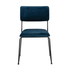 New Chaise CORNELIA coloris bleu nuit - 4MURS Chaises Et Tabourets