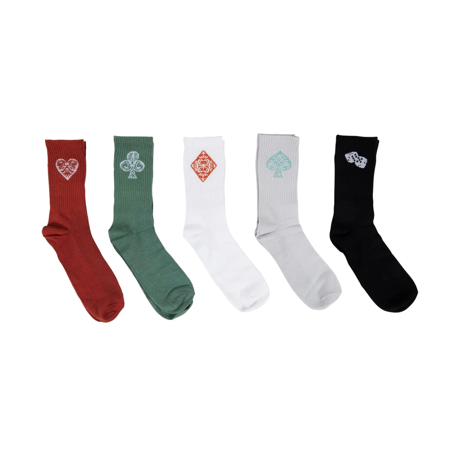 Hot Chaussettes POKER coloris multicolore - 4MURS Vêtements