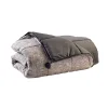 Fashion Plaid coton EKHI coloris gris beige - 4MURS Plaids