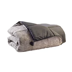 Fashion Plaid coton EKHI coloris gris beige - 4MURS Plaids