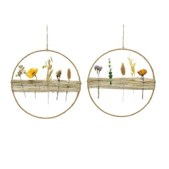 Clearance Couronne FLORIE coloris multicolore - 4MURS Objets Muraux