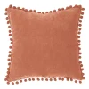 Fashion Coussin BOMMEL coloris terracotta 40 x 40 cm - 4MURS Enfant Textile De Maison Enfant|Coussins