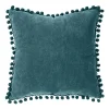 Outlet Coussin BOMMEL coloris vert canard 40 x 40 cm - 4MURS Enfant Textile De Maison Enfant|Coussins