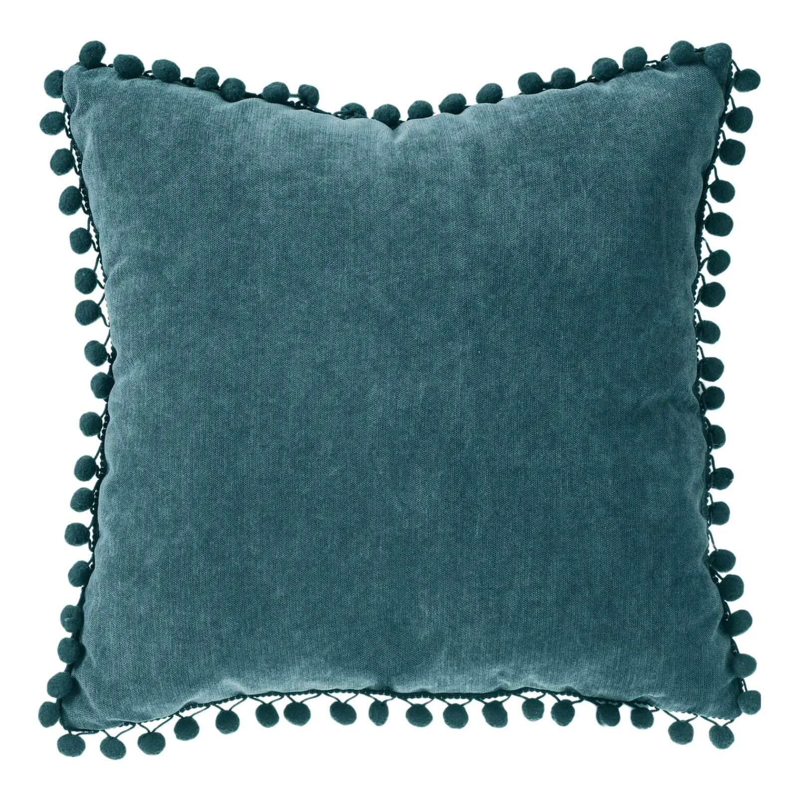 Outlet Coussin BOMMEL coloris vert canard 40 x 40 cm - 4MURS Enfant Textile De Maison Enfant|Coussins