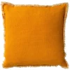 New Coussin BURTA coloris jaune safran 60 x 60 cm - 4MURS Coussins