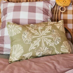 Fashion Coussin DANDELION coloris vert 37 x 57 cm - 4MURS Enfant Textile De Maison Enfant|Coussins