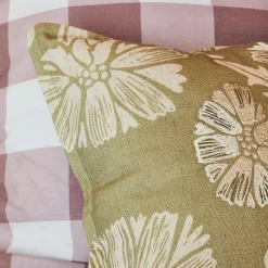 Fashion Coussin DANDELION coloris vert 37 x 57 cm - 4MURS Enfant Textile De Maison Enfant|Coussins