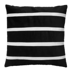 Best Coussin ELEM coloris noir/blanc 45 x 45 cm - 4MURS Coussins