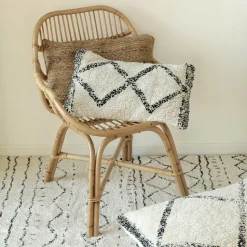 Sale Coussin FARAH coloris ivoire 30 x 50 cm - 4MURS Coussins