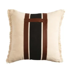 New Coussin FRANKIE coloris brun 45 x 45 cm - 4MURS Coussins