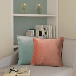 Online Coussin FYN coloris nude orangé 60 x 60 cm - 4MURS Coussins