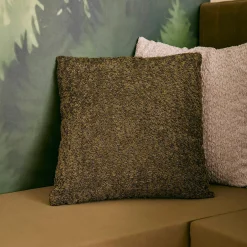 Best Coussin GAÏA coloris vert mousse 45 x 45 cm - 4MURS Coussins